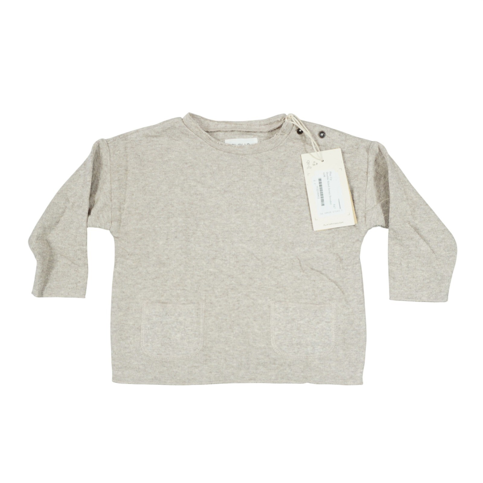 Play Up Baby Oatmeal Organic Cotton Jersey Sweater Pants Set 12M NWT Minimalist