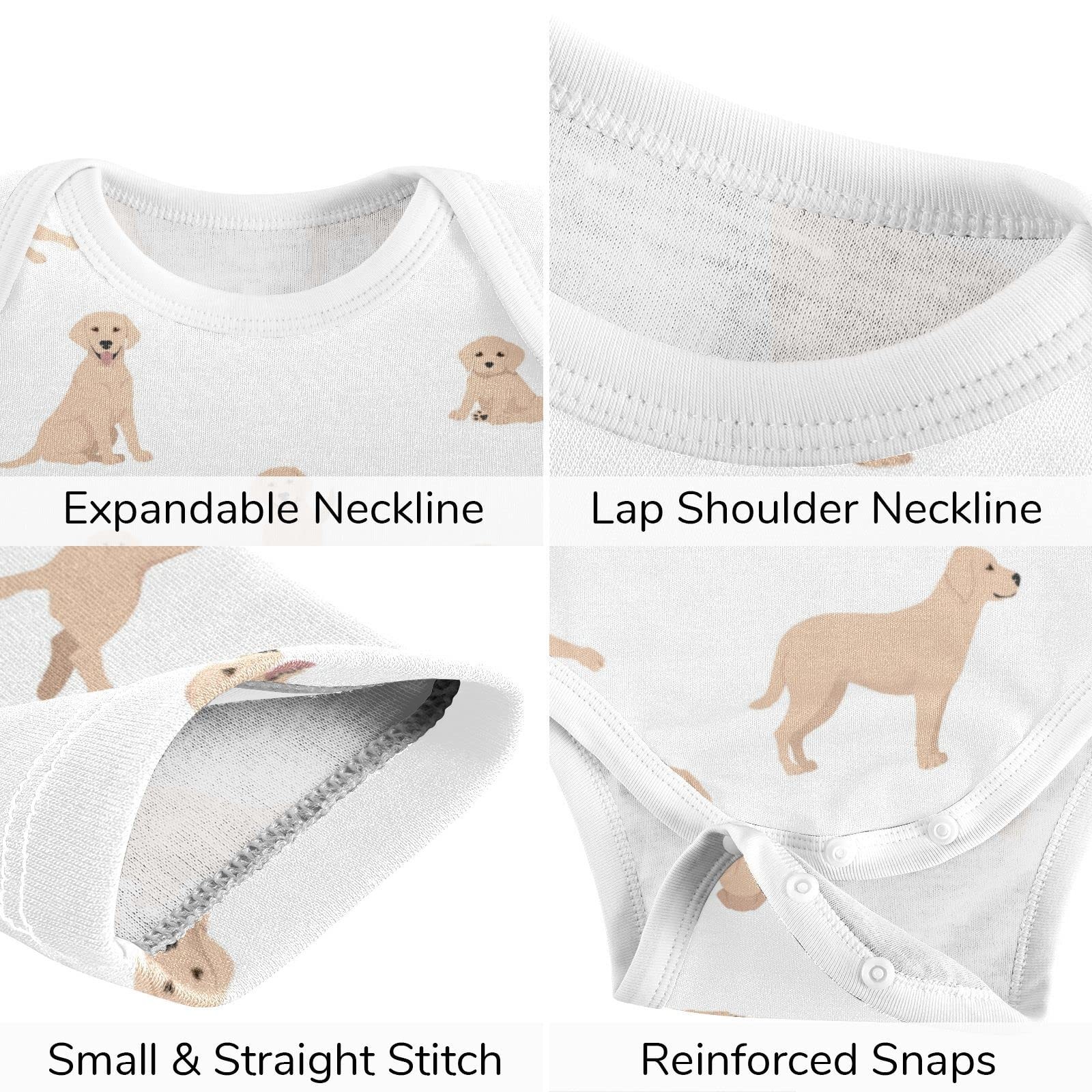 vvfelixl Baby Pants Sets Labrador Retriever Dog Short 3-6 Months, Multi25
