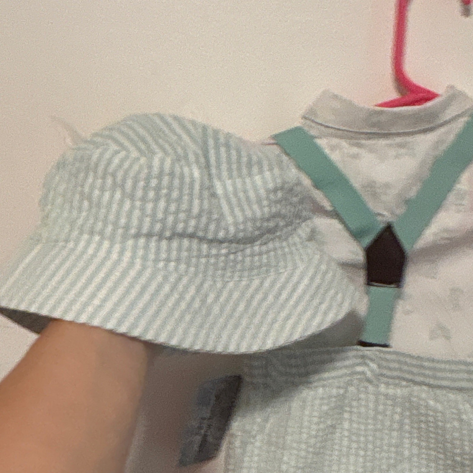 Tommy Bahama Baby 3-Piece Outfit Set Shirt Shorts Hat 6-9 Months