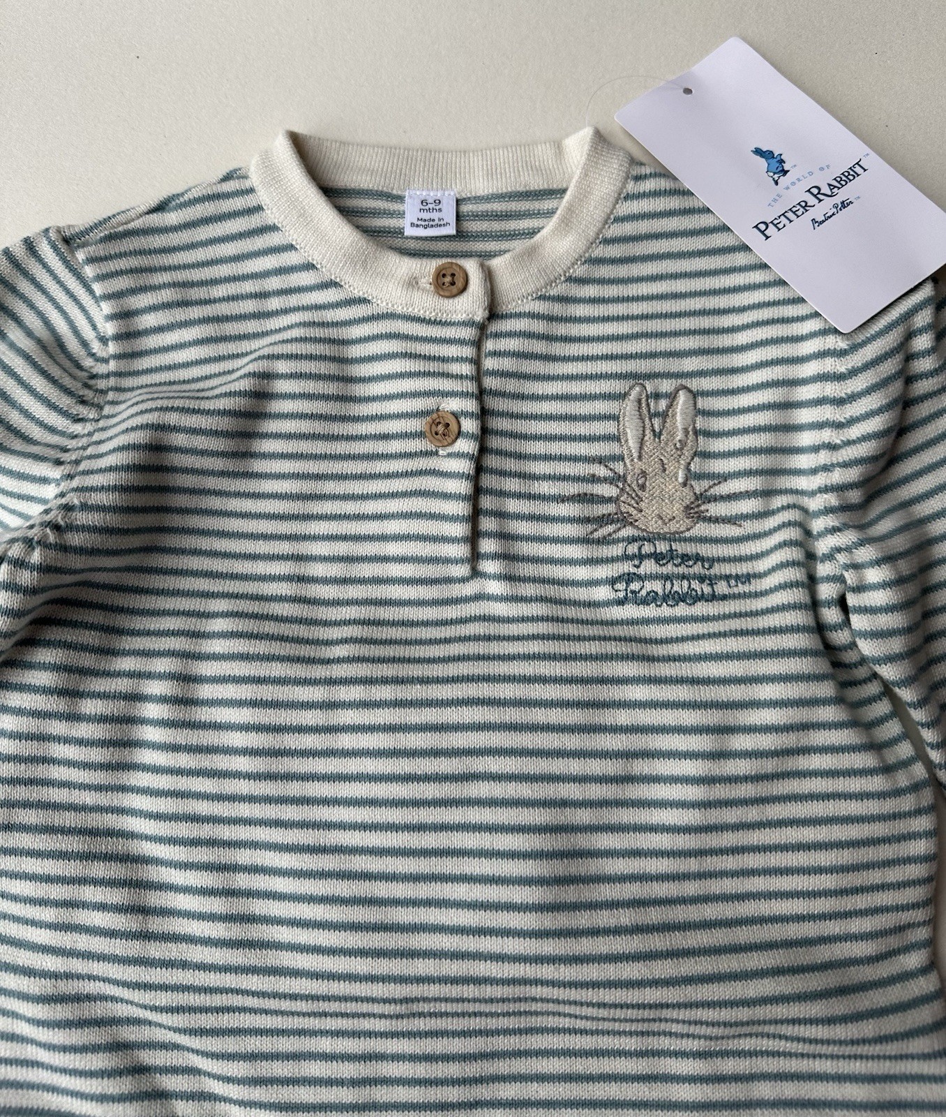 Marks & Spencer Peter Rabbit 2 Piece Knitted Outfit Age 3-6 Months *BNWT*