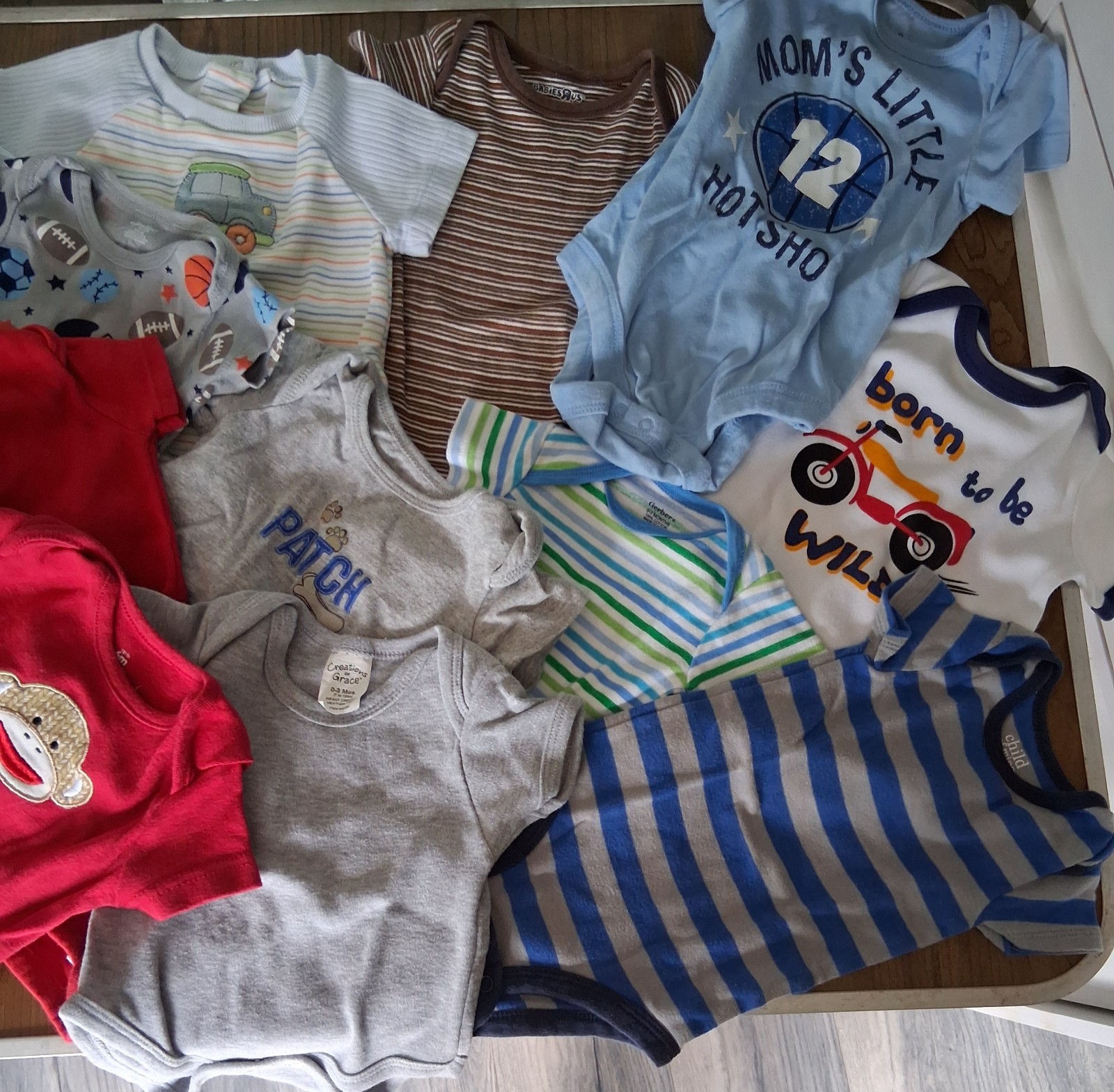 Infant Boy-Lot Of 17 (Summer) Pcs-Mixed Brands-0-3 Months & 3-6 Months- All 1 Pc