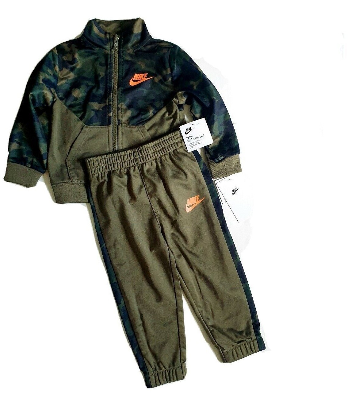 NIKE 2-pc Tracksuit Pants & Jacket set boys Size 2T 3T 4 5 6 7 Black Blue Red