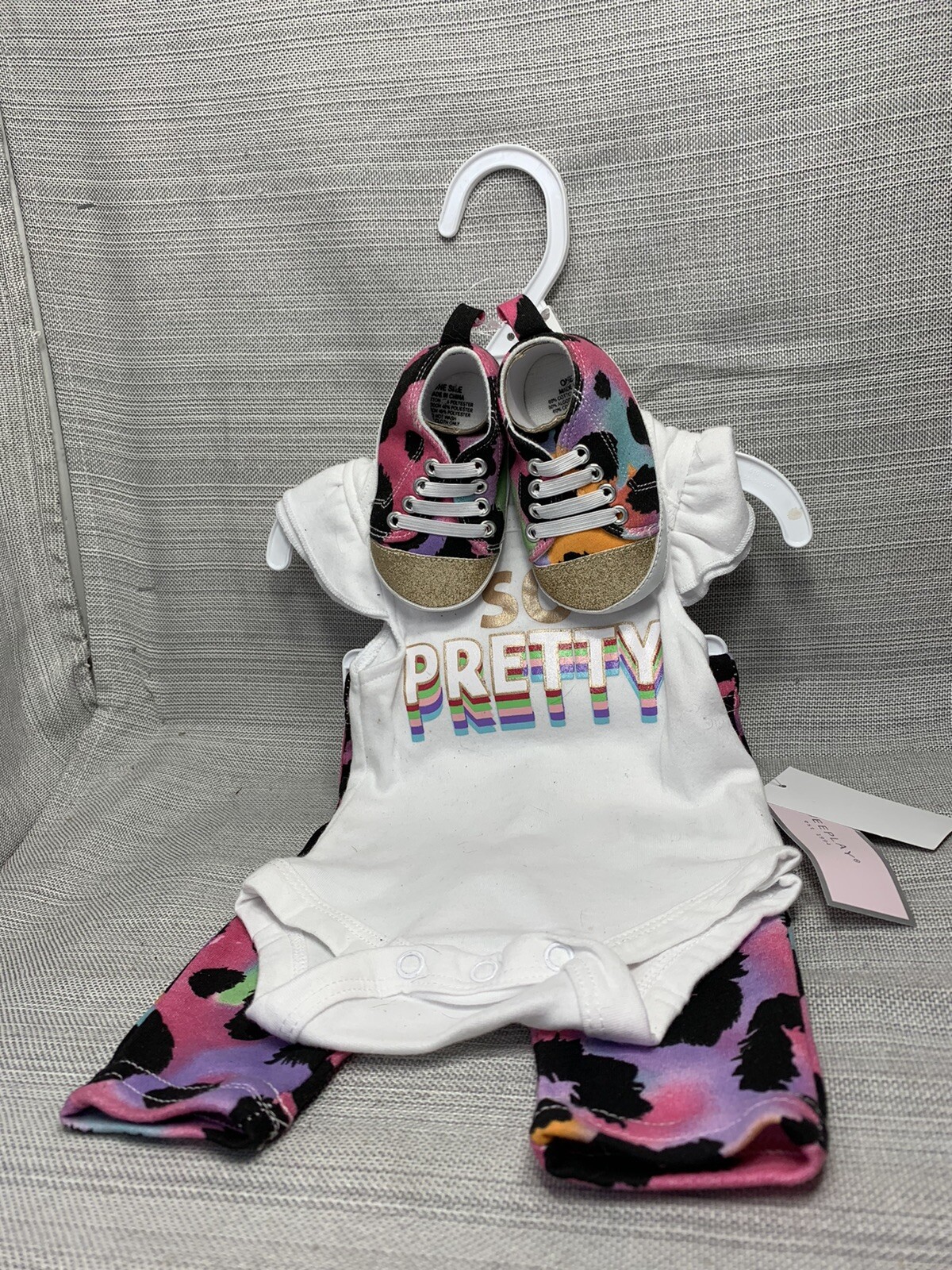so pretty weeplay 3 Piece Set 0-3 Months Outfit With Shoes
