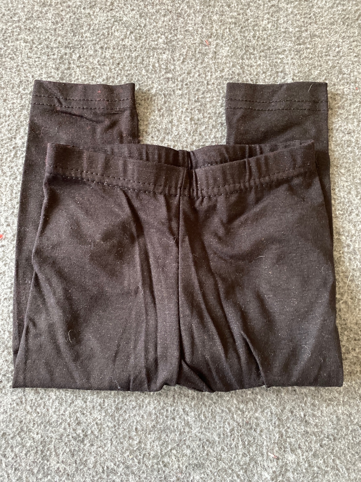 Nannette Kids Red fleece reindeer Top black Leggings 2 Piece Outfit 12M Months