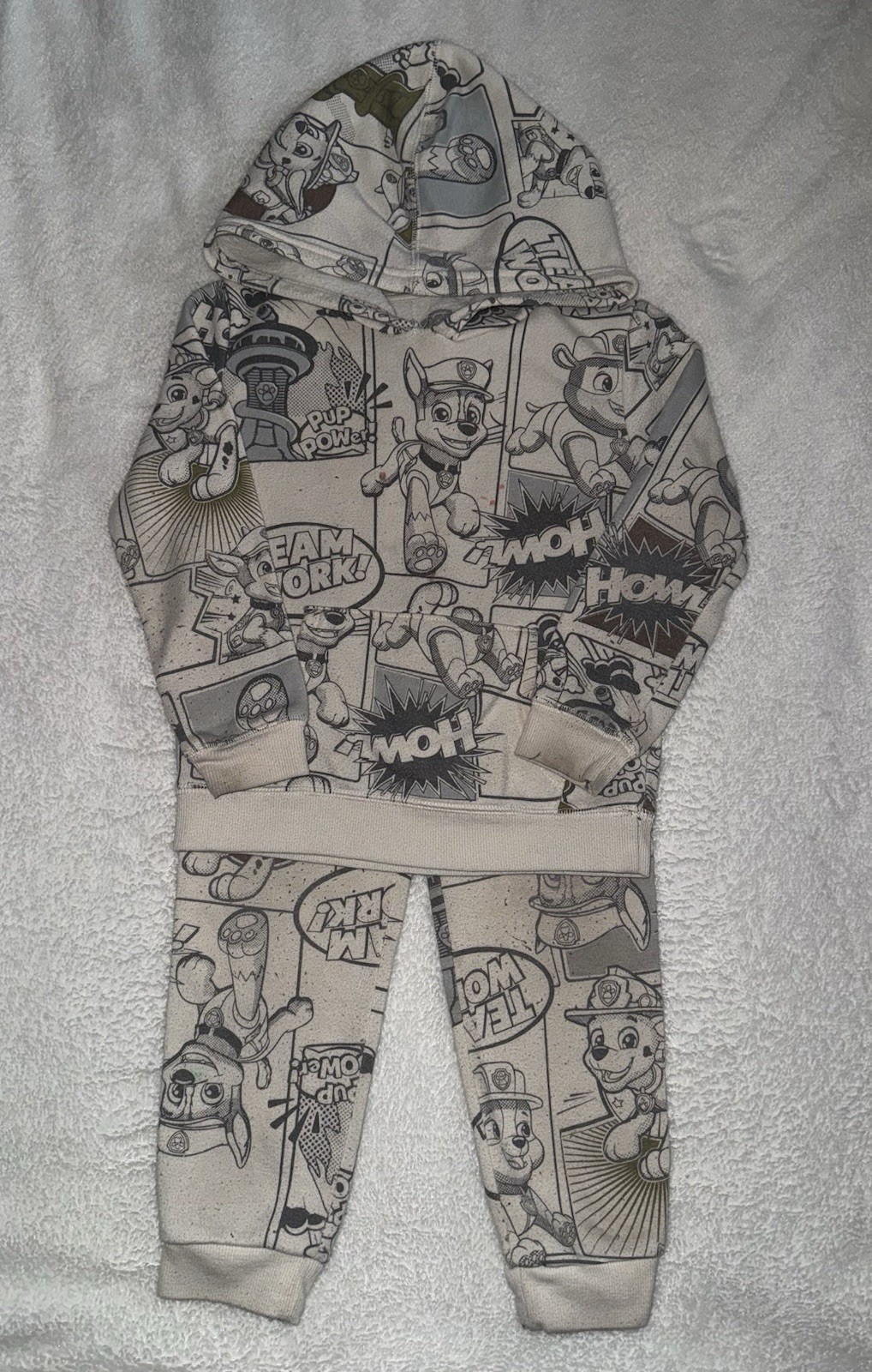 Size 5T “PAW Patrol – Chase” 2 Piece Fleece Hoodie Pants