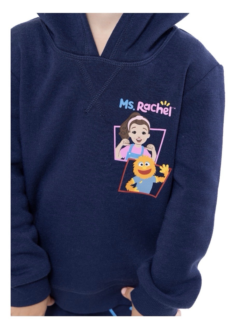 2-Piece MS RACHEL Toddler Boys 4T Graphic Hoodie & Jogger Pants Set • Navy