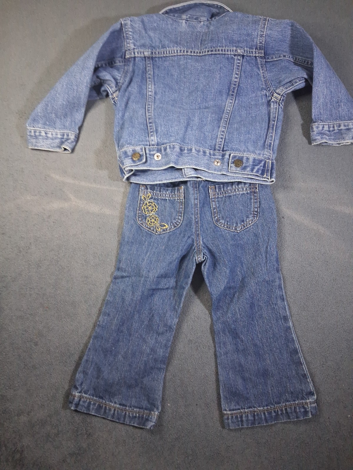 Girls Toddler 2T Denim Cowgirl Outfit OshKosh Jacket Jeans #0110
