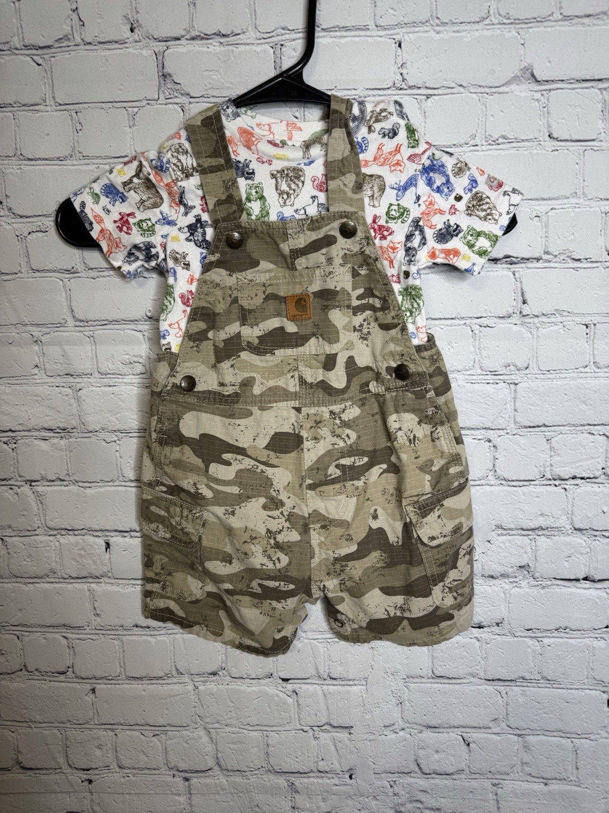 Carhartt Toddler 24 Months Short Set Camo