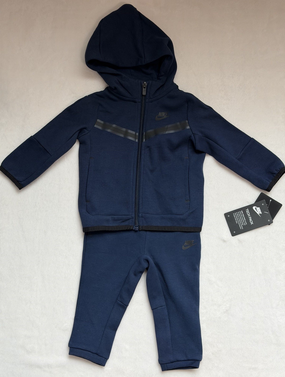 Kid’s Nike Sportswear Tech Fleece Tracksuit Infants Navy (66H052-U90) 12M