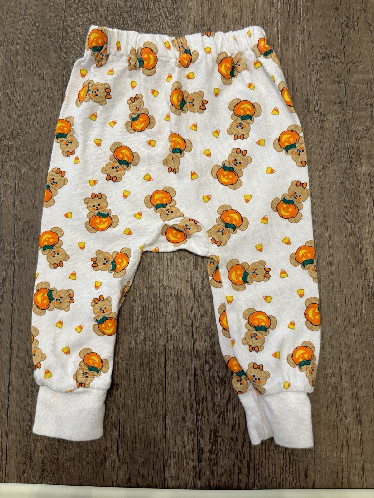 Vintage 90s Baby B’Gosh Oshkosh Halloween Fall Pumpkin Bear Outfit Set 6M
