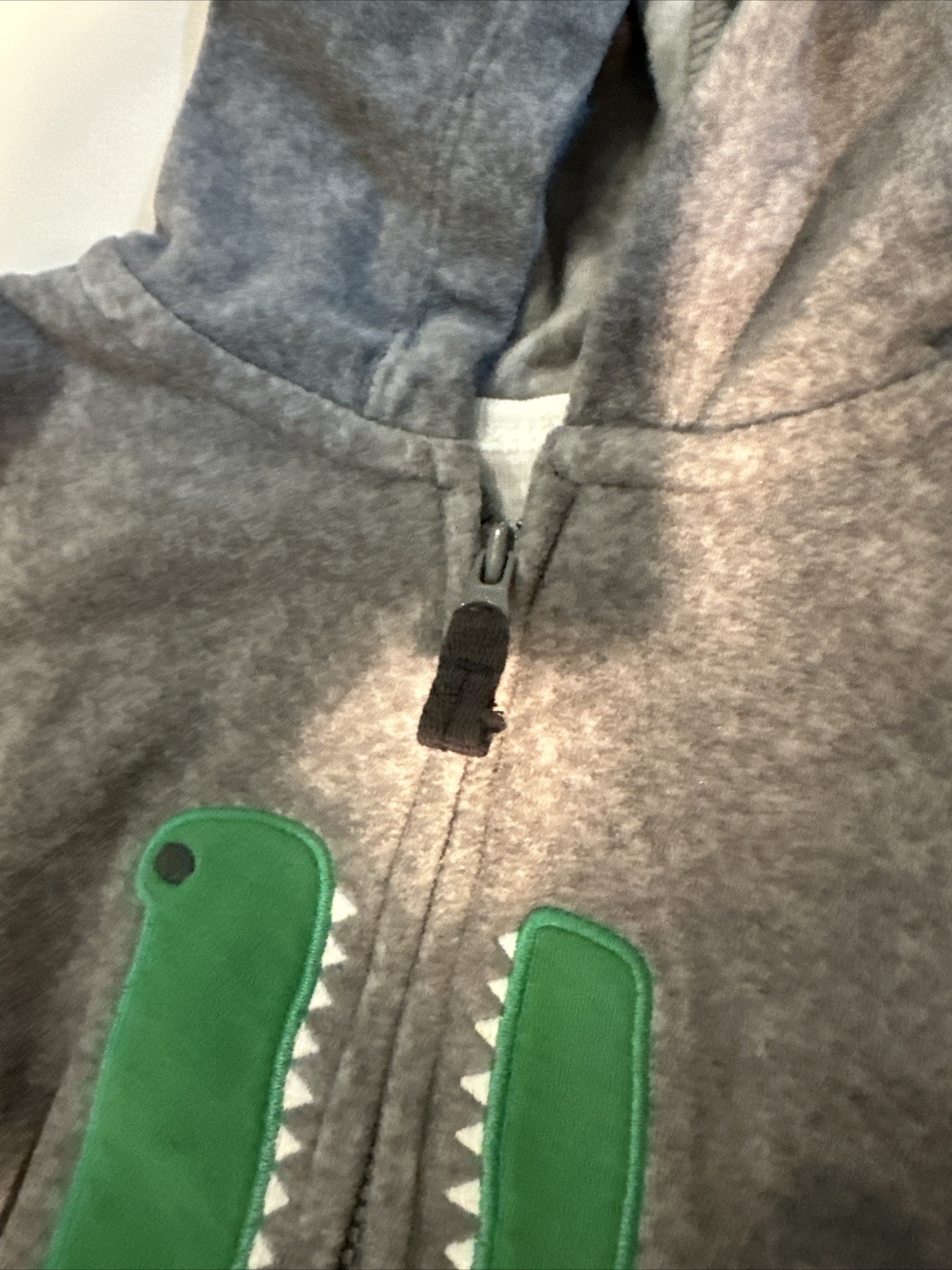 NEW Alligator Full Zip Up Jacket And Pants SET Boy 6 Mos Fleece cotton