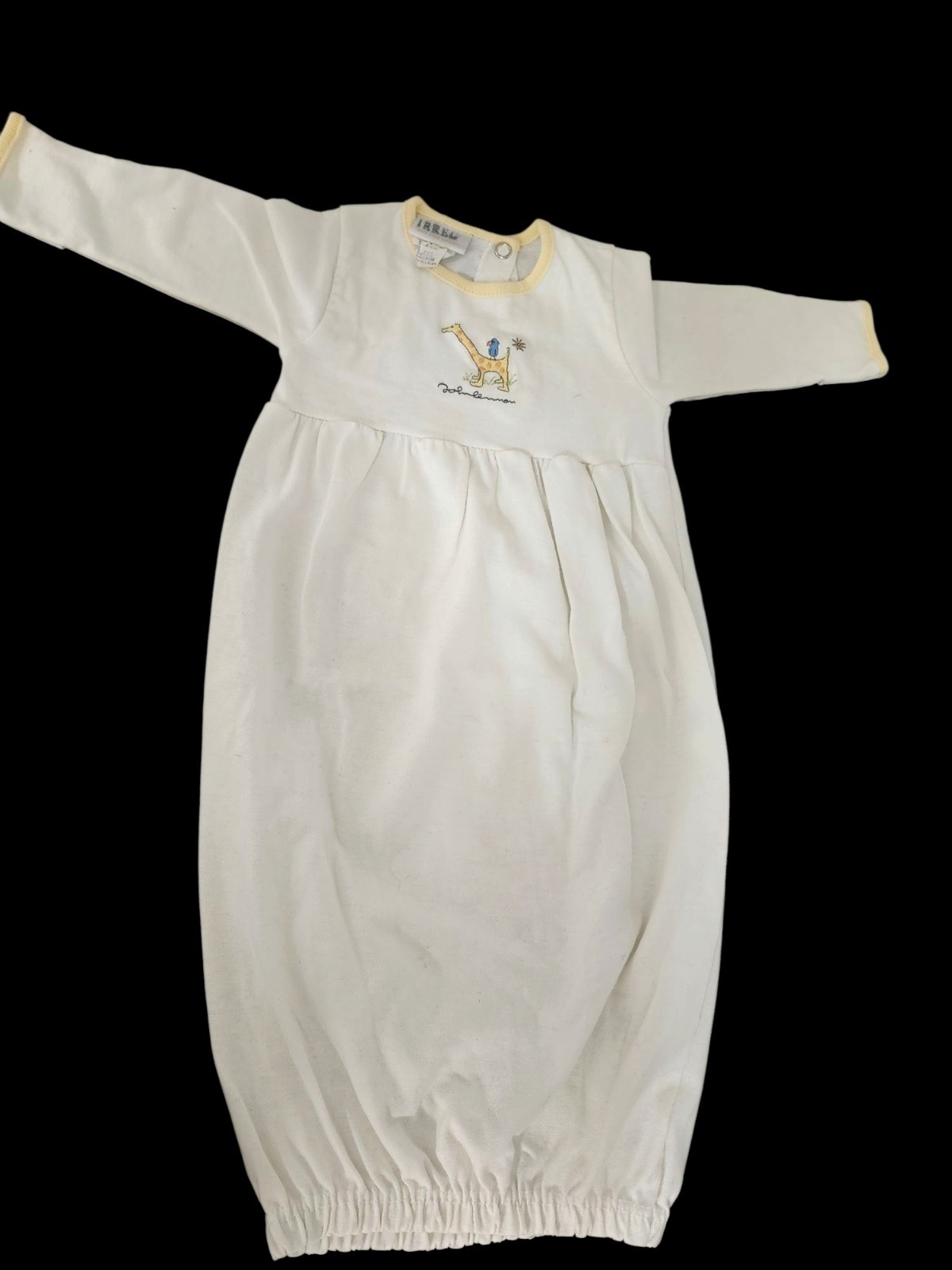 Carters John Lennon Baby Yellow Trim Sleep Sack Up To 11 Lbs Vintage