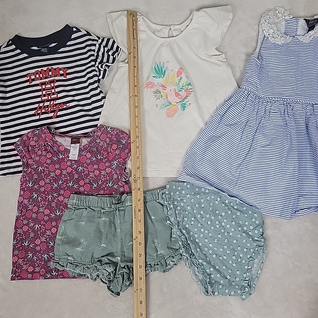 Toddler Girl 2-3T LOT 6 Spring/Summer Items Blue, White, Green, Purple Floral