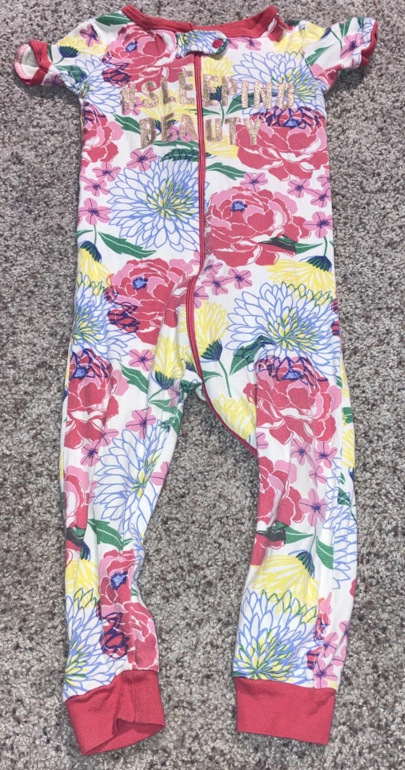 Girls 18-24 months lot – onepieces, shirts, pants. multi color/pattern. 10 piece