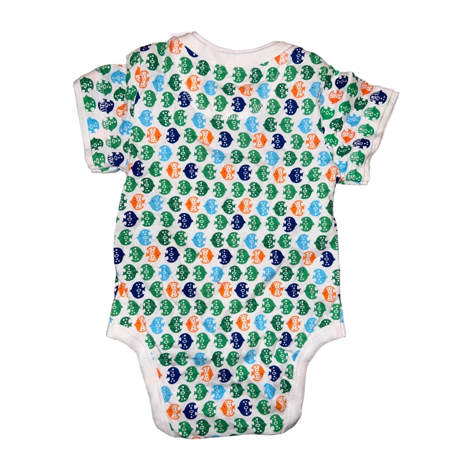 NEW Childrens place 2008 fish bodysuit one piece LOT with Jean shorts size 12mon