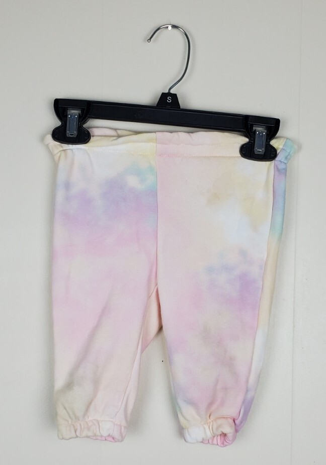 Baby Gap girl 2-piece Pink tie dye softspun joggers top SET 6-12 months