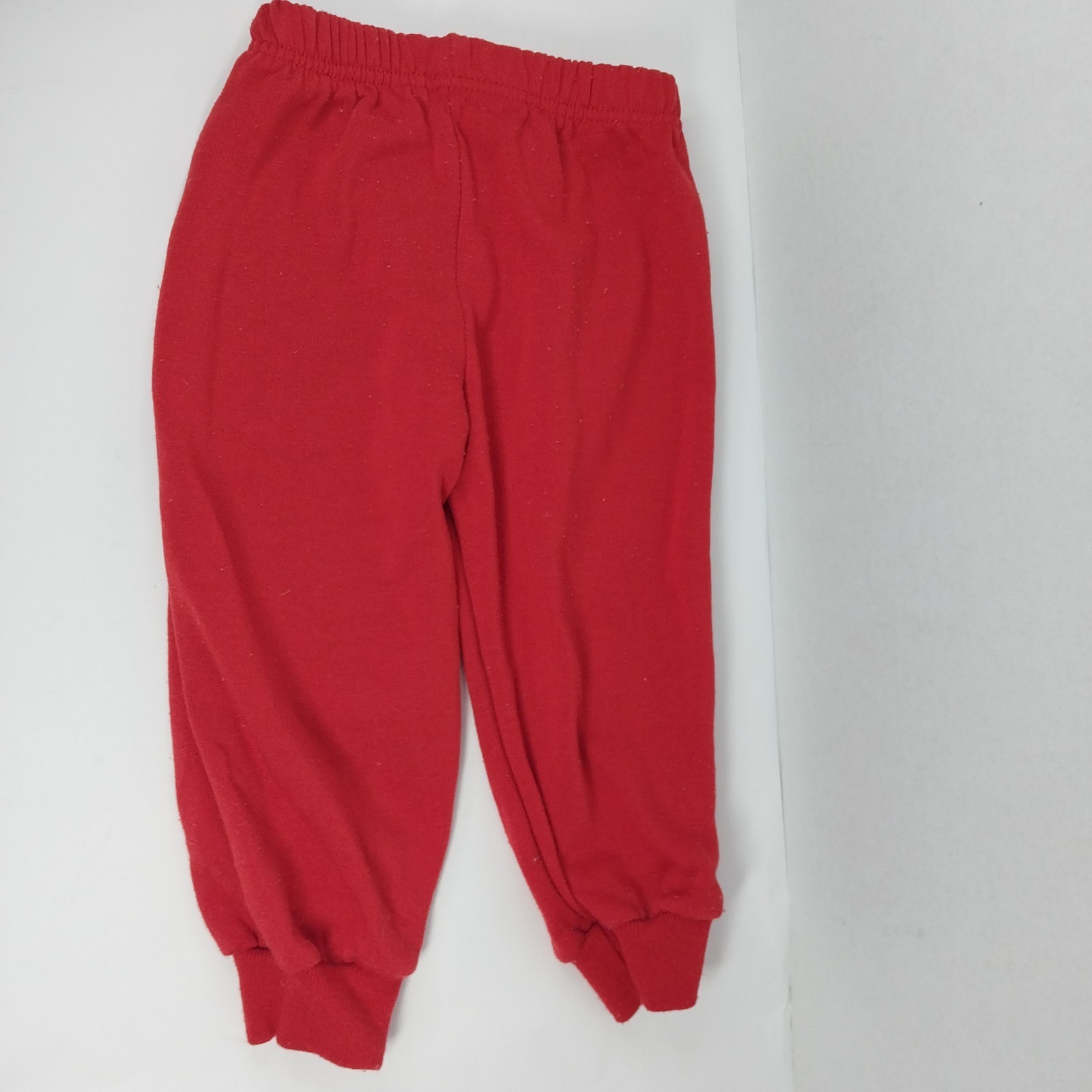 Vintage Joggles 2 Piece 2T Acrylic Outfit Red Sweats Christmas Gingerbread House