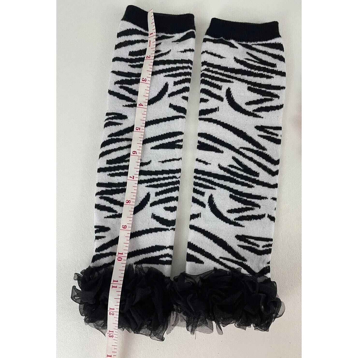 Girls Sz 2 3 4 Set Pink Zebra Print Necklace Barrettes Leg Covers 3 Pc Lot New