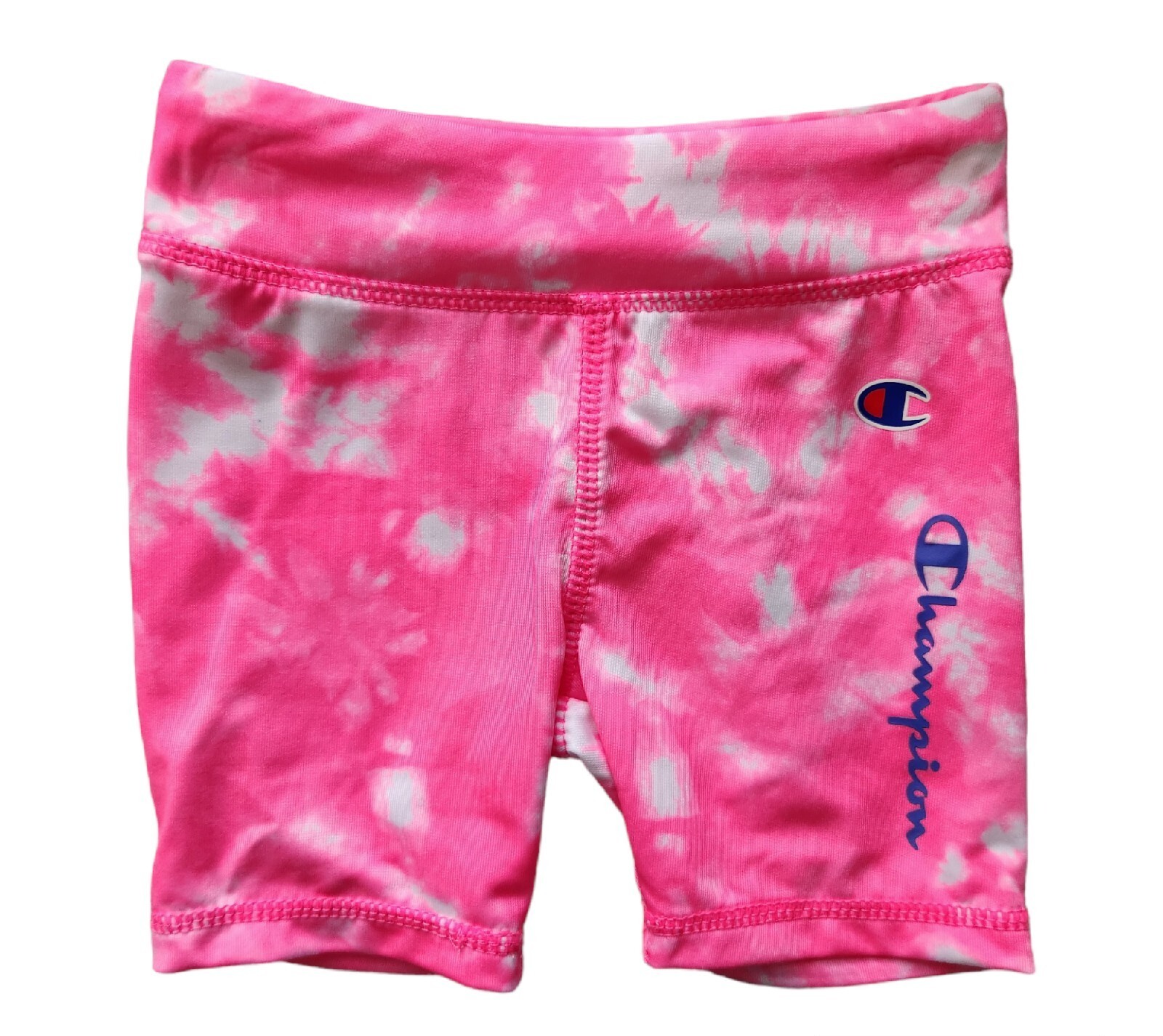 2 Piece Champion Outfit, Girls Size 18 Months, T Shirt, Tie Dye Shorts, Pink, MP