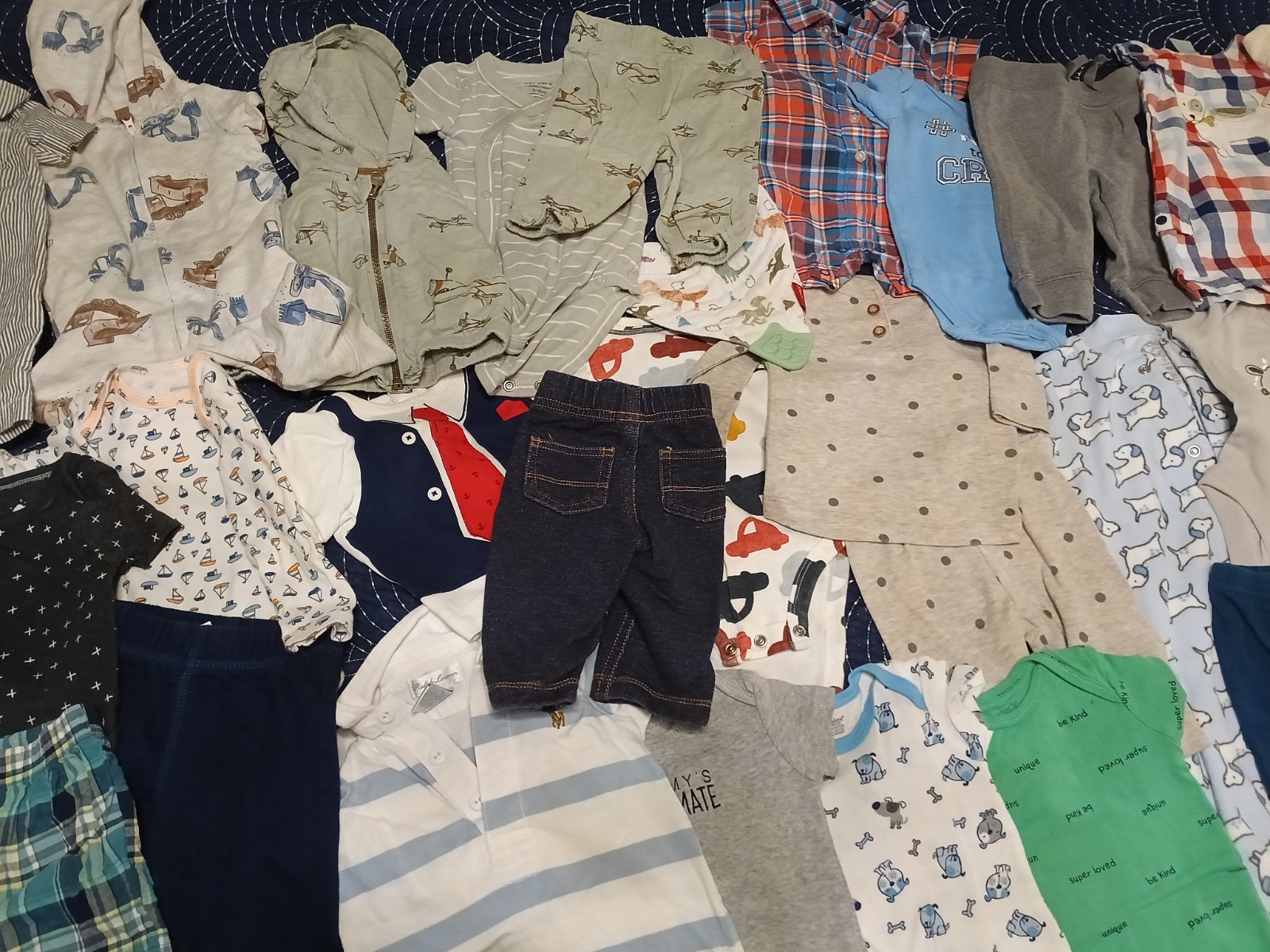 Baby Boy 0-6 Months Various Mixed Brands Huge Clothing Lot