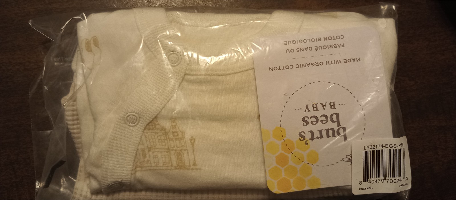 Burt’s Bees Baby New Amsterdam Body Suits and Pants Size Preemie Neutral NWT