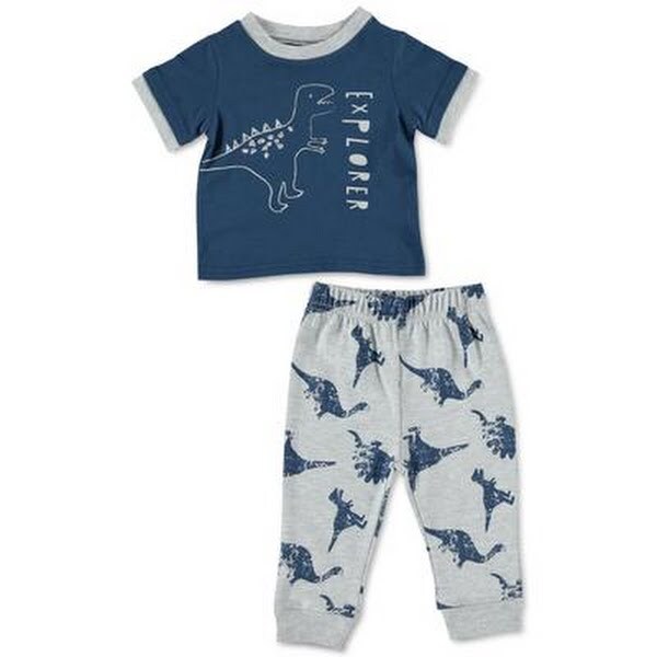 Chickpea Baby Boys 2-PC. Top and Printed Jogger Pants Set