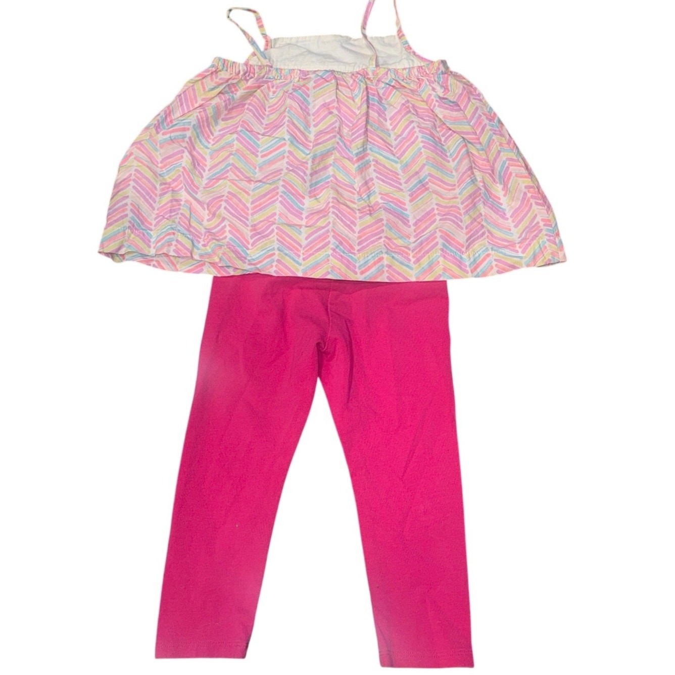 Toddler Girls 2T Summer Lot Carter’s OshKosh Spotted Zebra Dress Tunic Leggings