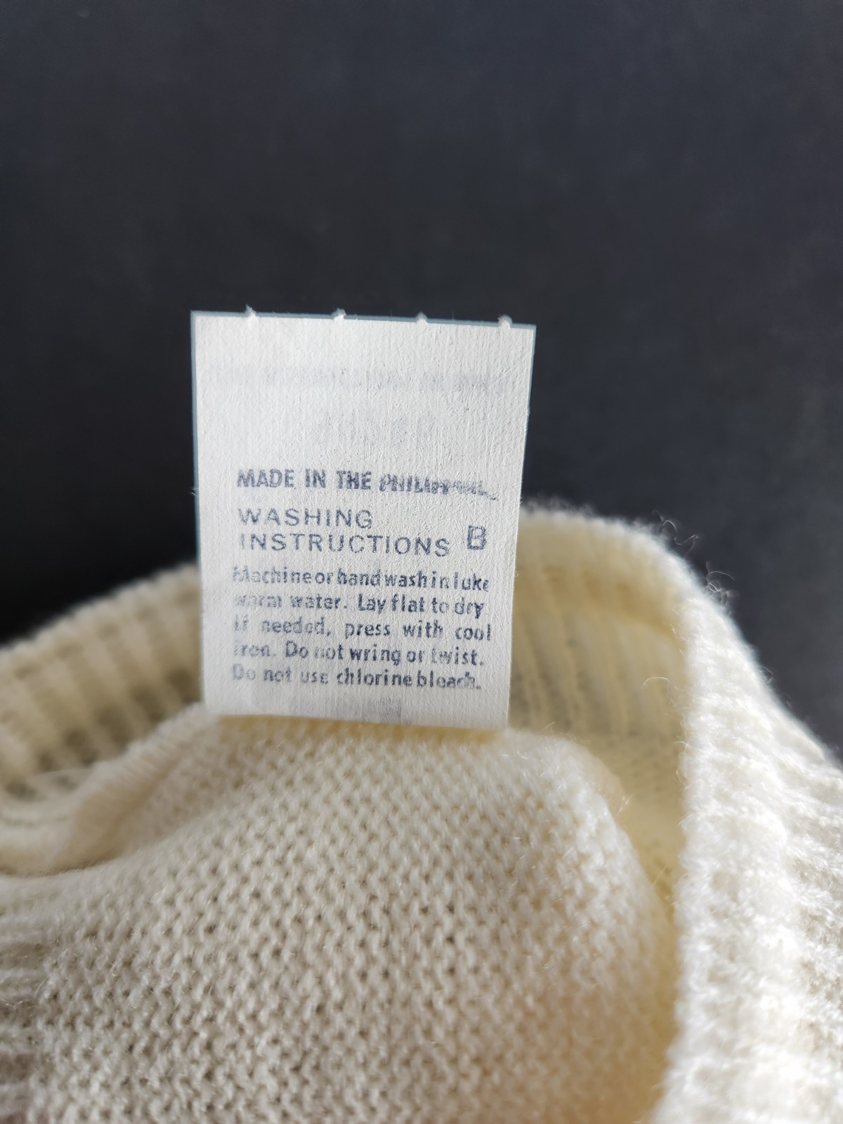 Vtg NOS A Little Angel Soft Knit Two Piece Baby Outfit Sweater Diape Cover 6-9mo