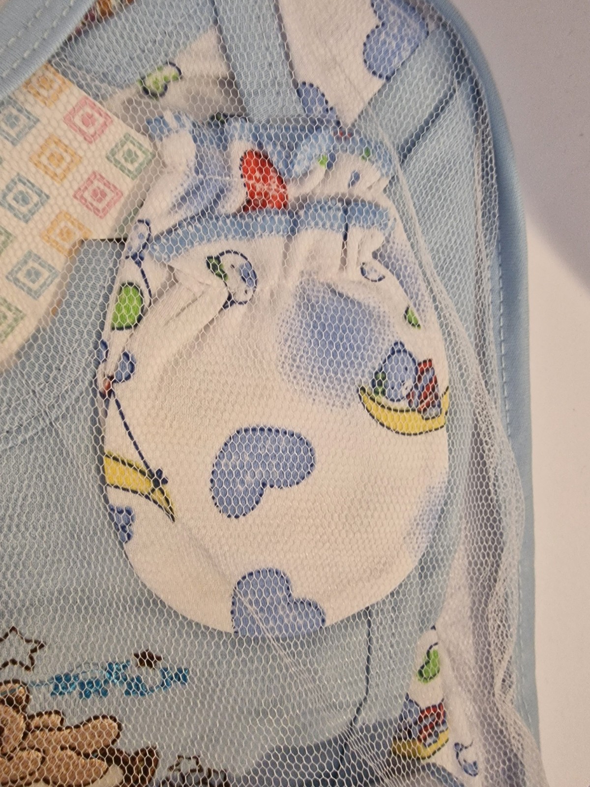 Newborn Baby Boy 10 Piece Gift Set Boss Baby Blue White 100% Cotton BNIB Gift
