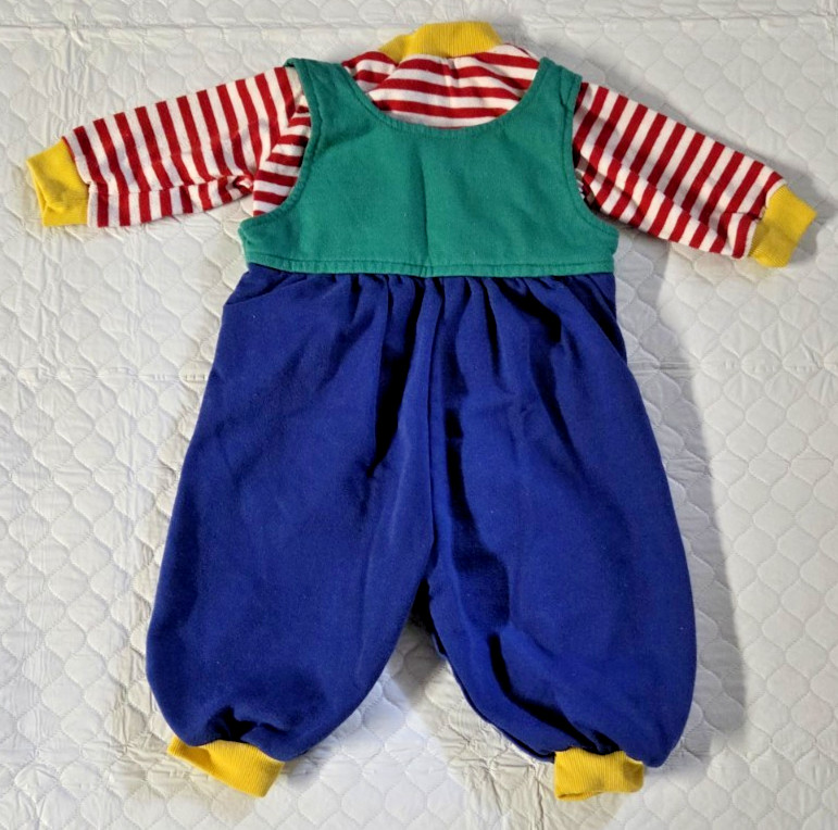 Vintage Baby Doll Outfits 6-9 9 Months Tiny Town Cars Jungle Monkey 1990s