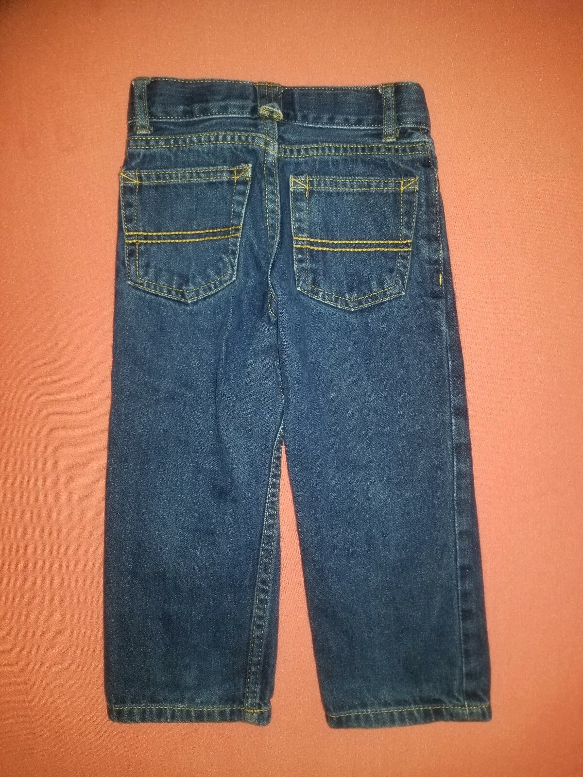 Boys Lot of 2 Straight Jean’s & Ling Sleeve Plaid Button Down Shirt 2T Outfit