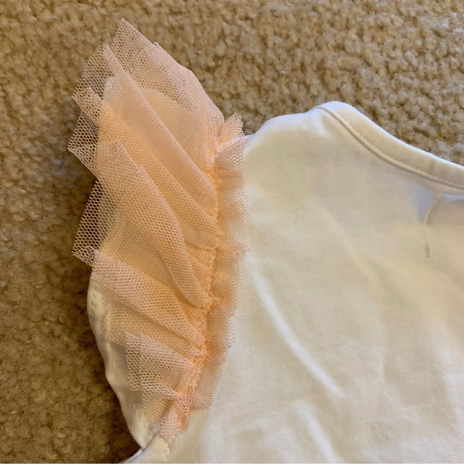NEW Fairy Outfit Size 24 Months Tutu Skirt Shirt Flowers Pink Girl Fairies