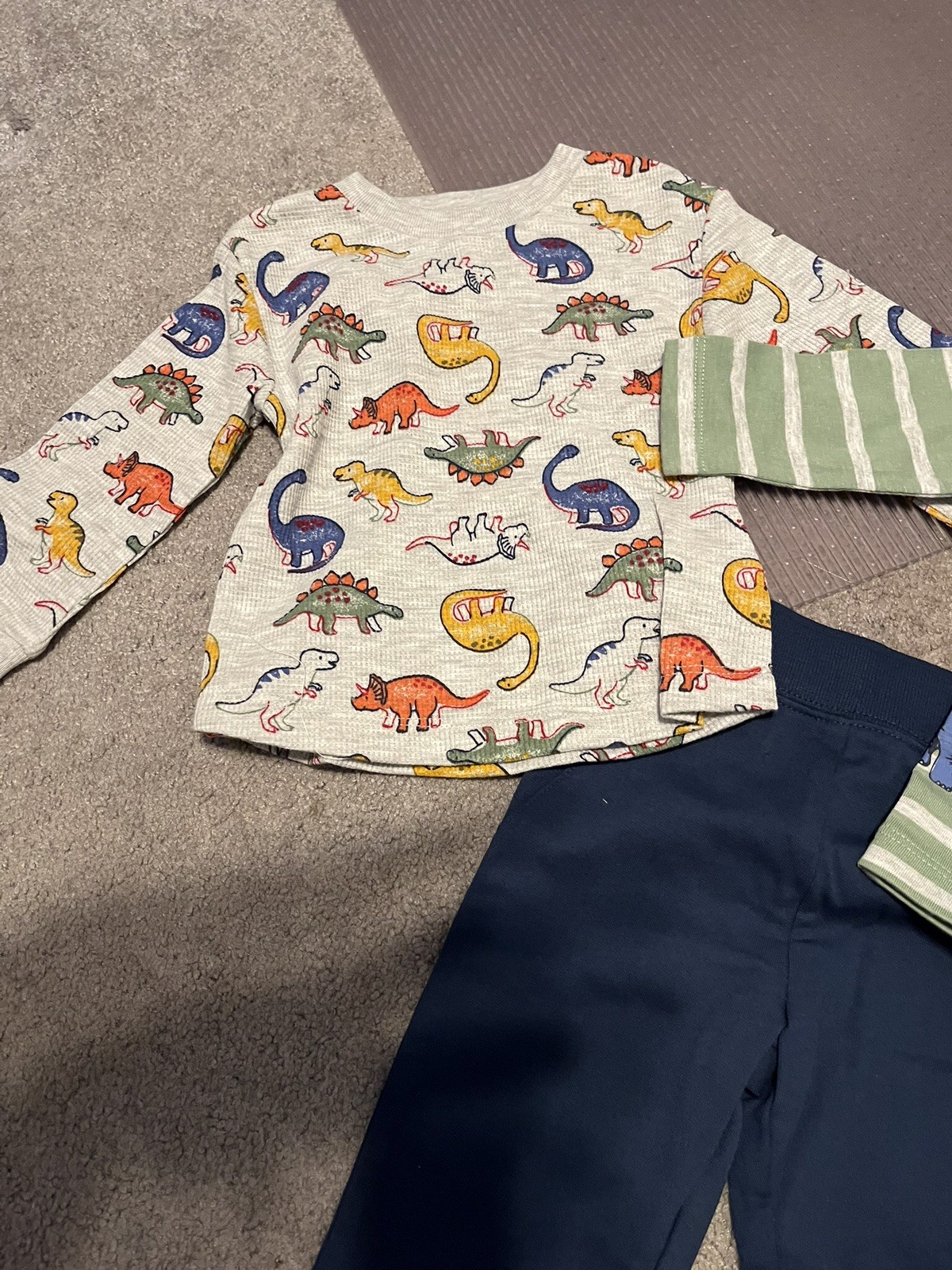 NWT Little Me Boys 3 Pc Play Set Dino Print Size 12m