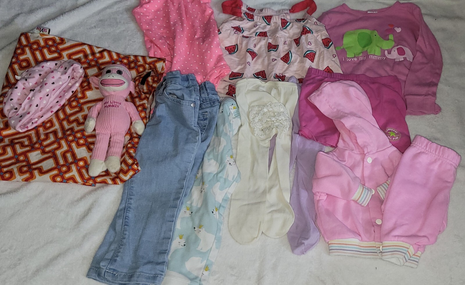 0-18 Month Infant Baby Girl Clothes And Plushy Various Brands,Hats,Pants,Rompers