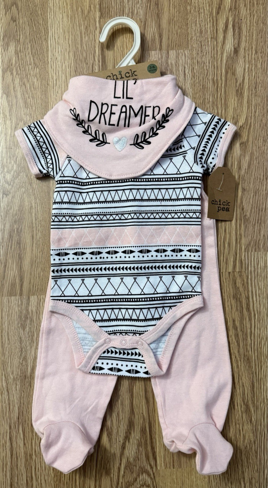 New Chickpea Baby / Infant 3 Piece Outfit Girls 3/6 Months