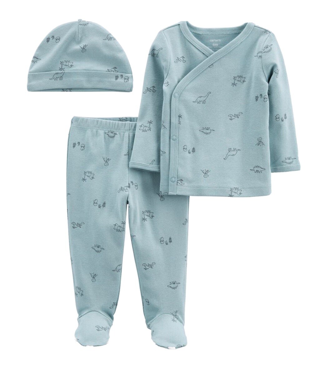NWT, Baby Boy clothes Carter’s Take Me Home pant set 6 months Blue Dino NWT