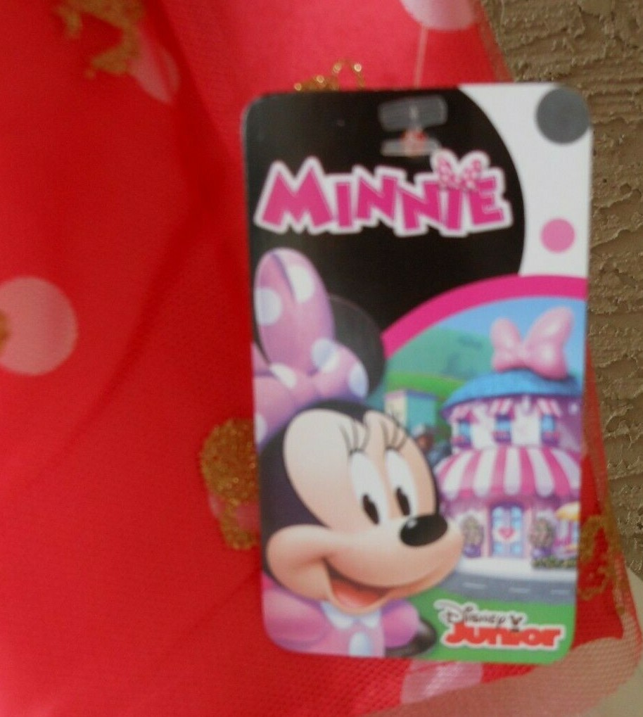 DISNEY MINNIE 2 Piece Set Top & Tutu Skirt Little Girls Toddler Size 2T
