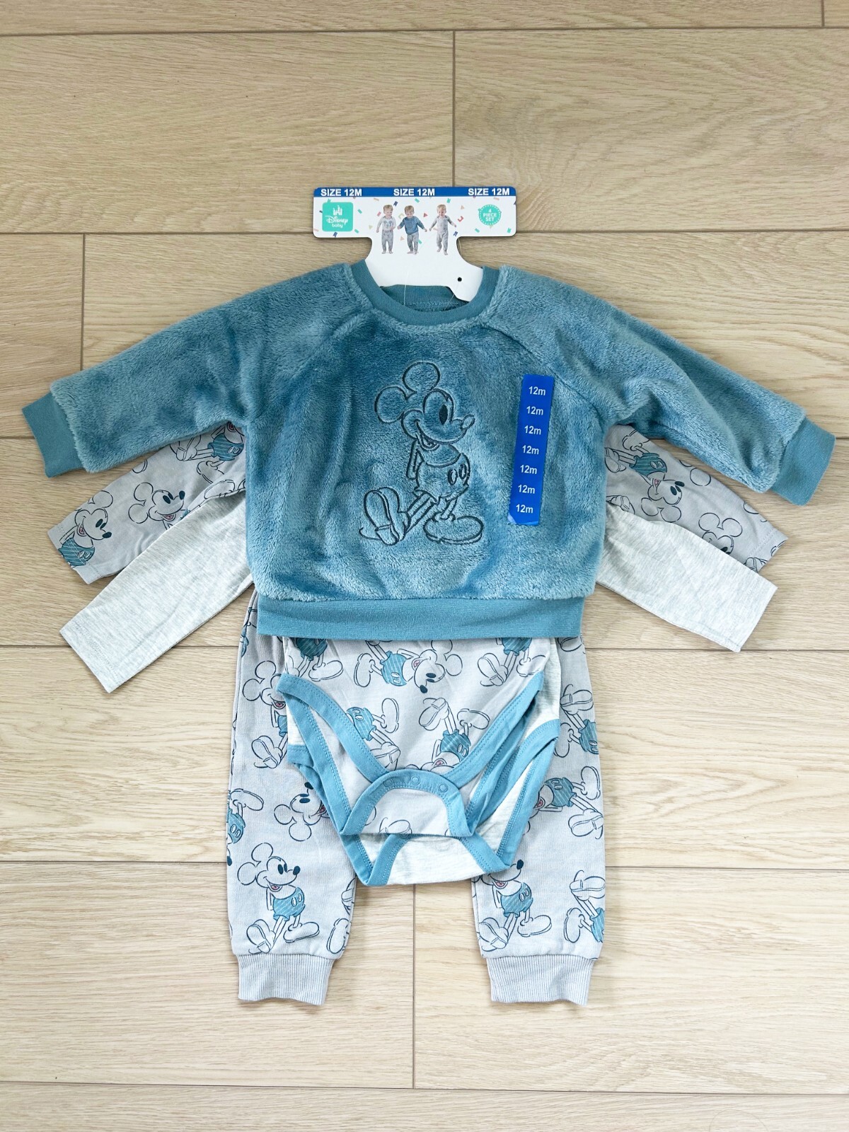 Disney Baby Mickey Mouse Character 4-piece Clothing Set, size 12 months – NWT