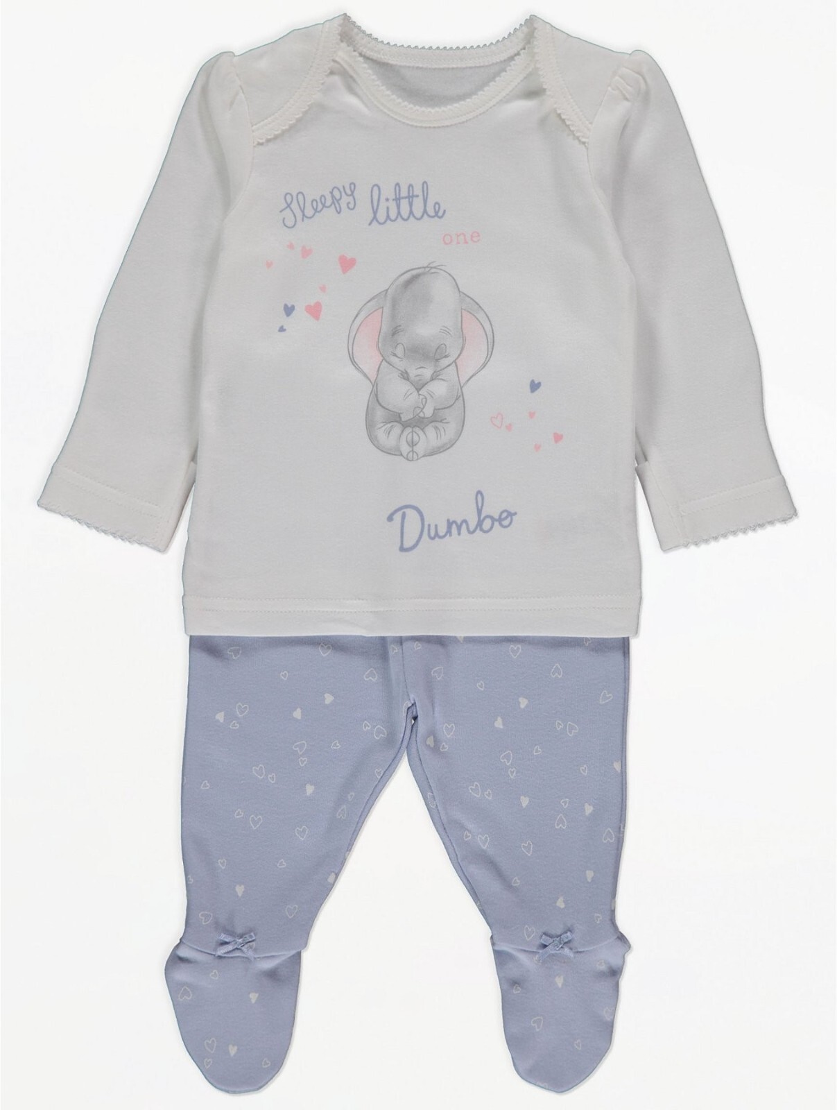 Disney DUMBO Newborn Premature Tiny Baby Gift Girls 7pc Starter Set Layette Pack