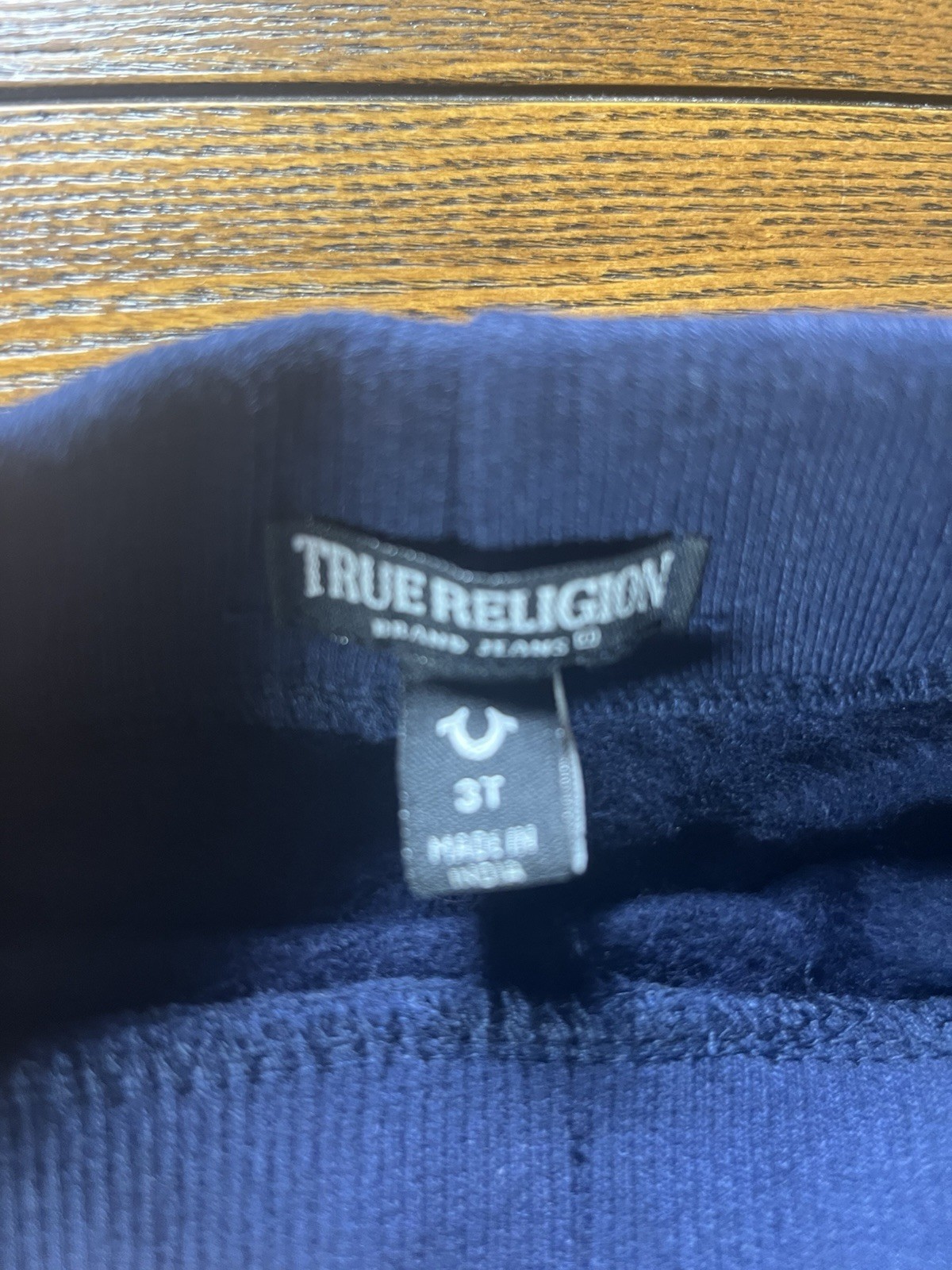 True Religion Toddler Boys 3T Crew Neck Zip Sweater & Sweat Pants Jogger Set