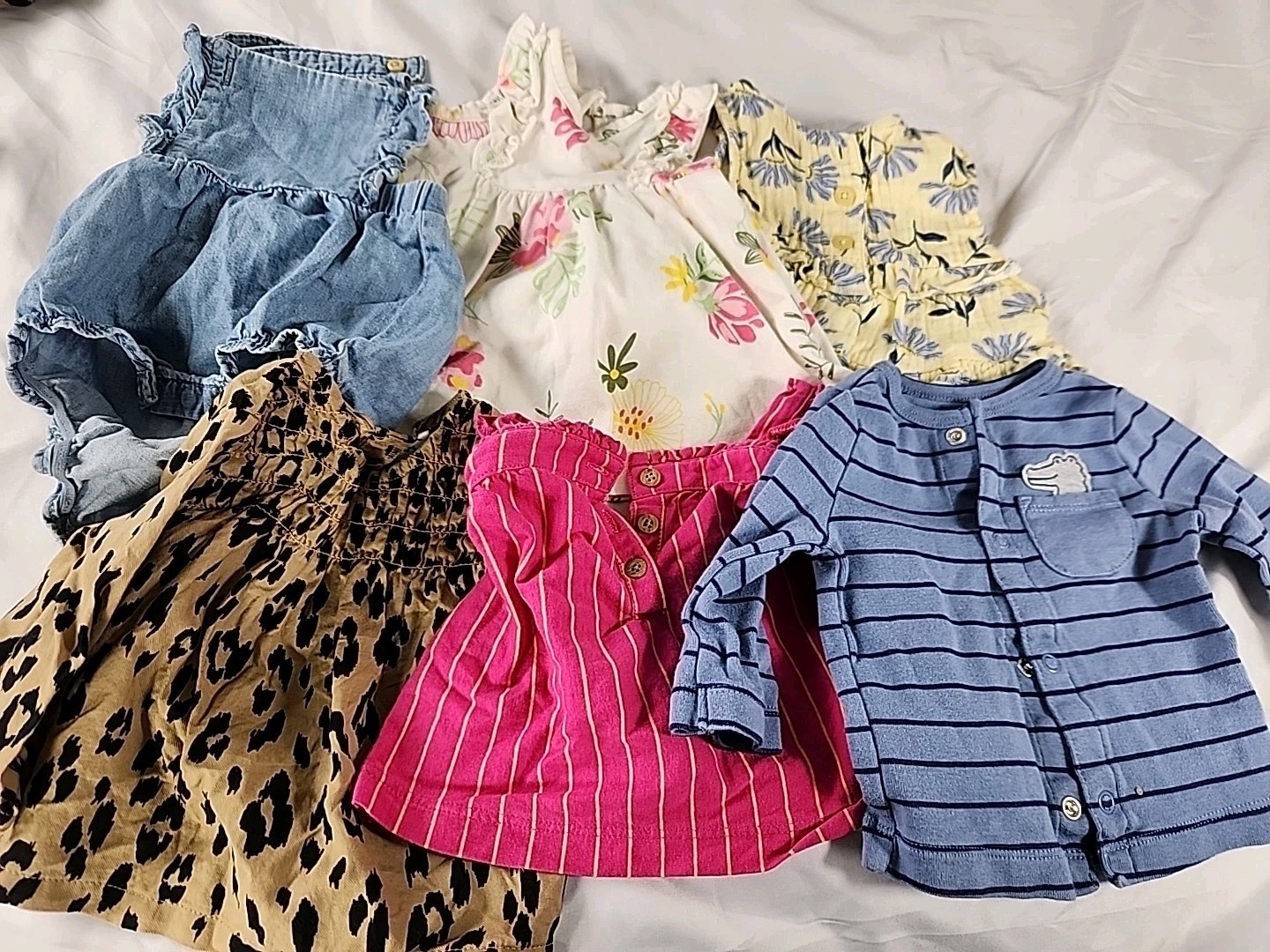 Lot Of 50 Baby Girl Clothing NB 3M 3-6M Mix Assorted