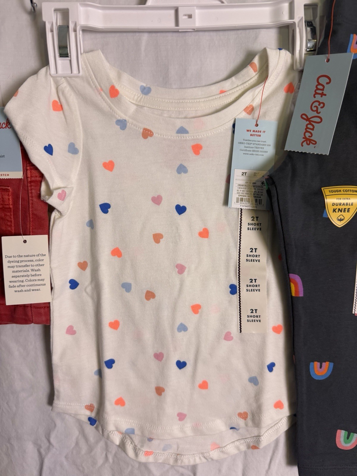 Girls Cat Jack Pants Shorts Shirt Skirt Bundle Size 2T New With Tags