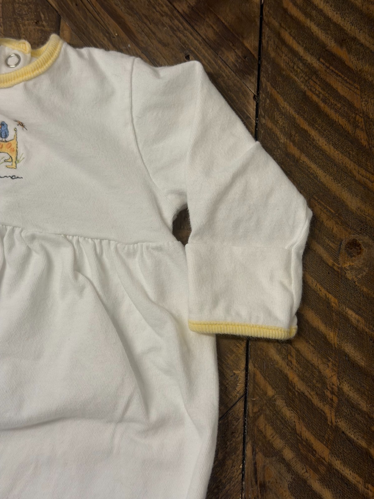 Vintage 1999 Carter’s Baby Layette 0-3 Month John Lennon Sleep Gown Giraffe Bird