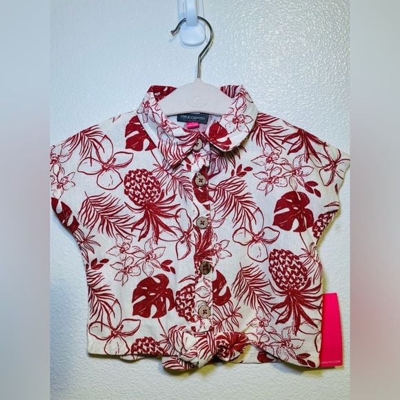 Vince Camuto tropical girl matching set. Size 3T