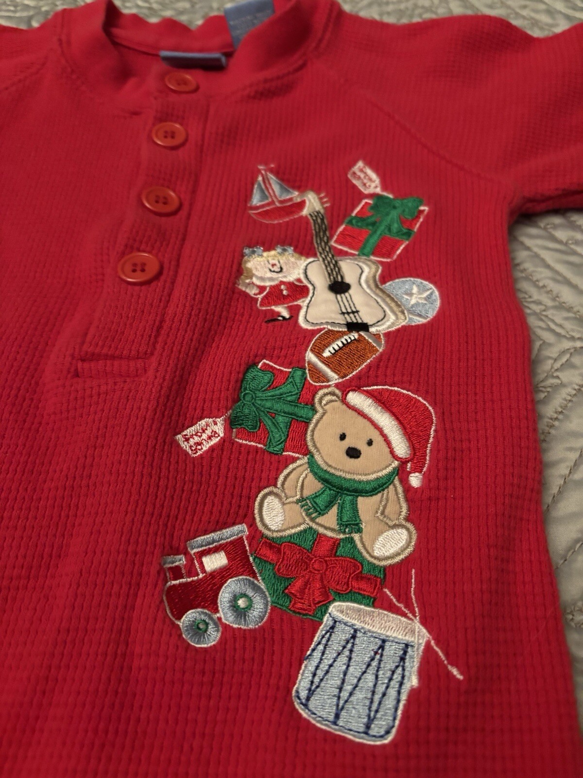 Nice Weight To Fabric . Has Cute Backside with buttons/hohoho.