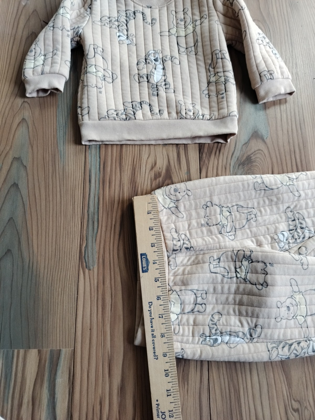 Winnie The Pooh Baby Boy Quilted Jogger Set, Size 18 Months, 2p Winter Clothes