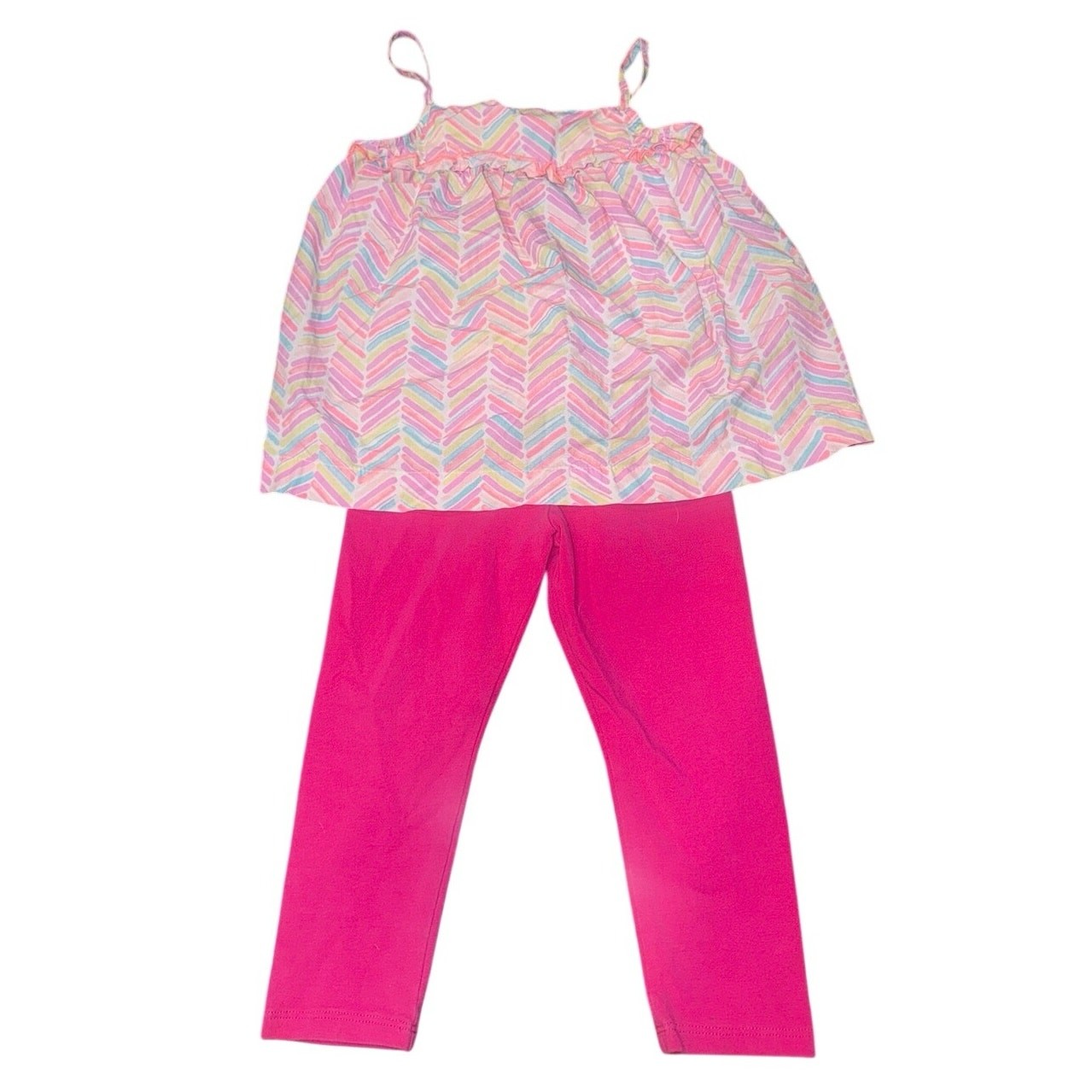 Toddler Girls 2T Summer Lot Carter’s OshKosh Spotted Zebra Dress Tunic Leggings