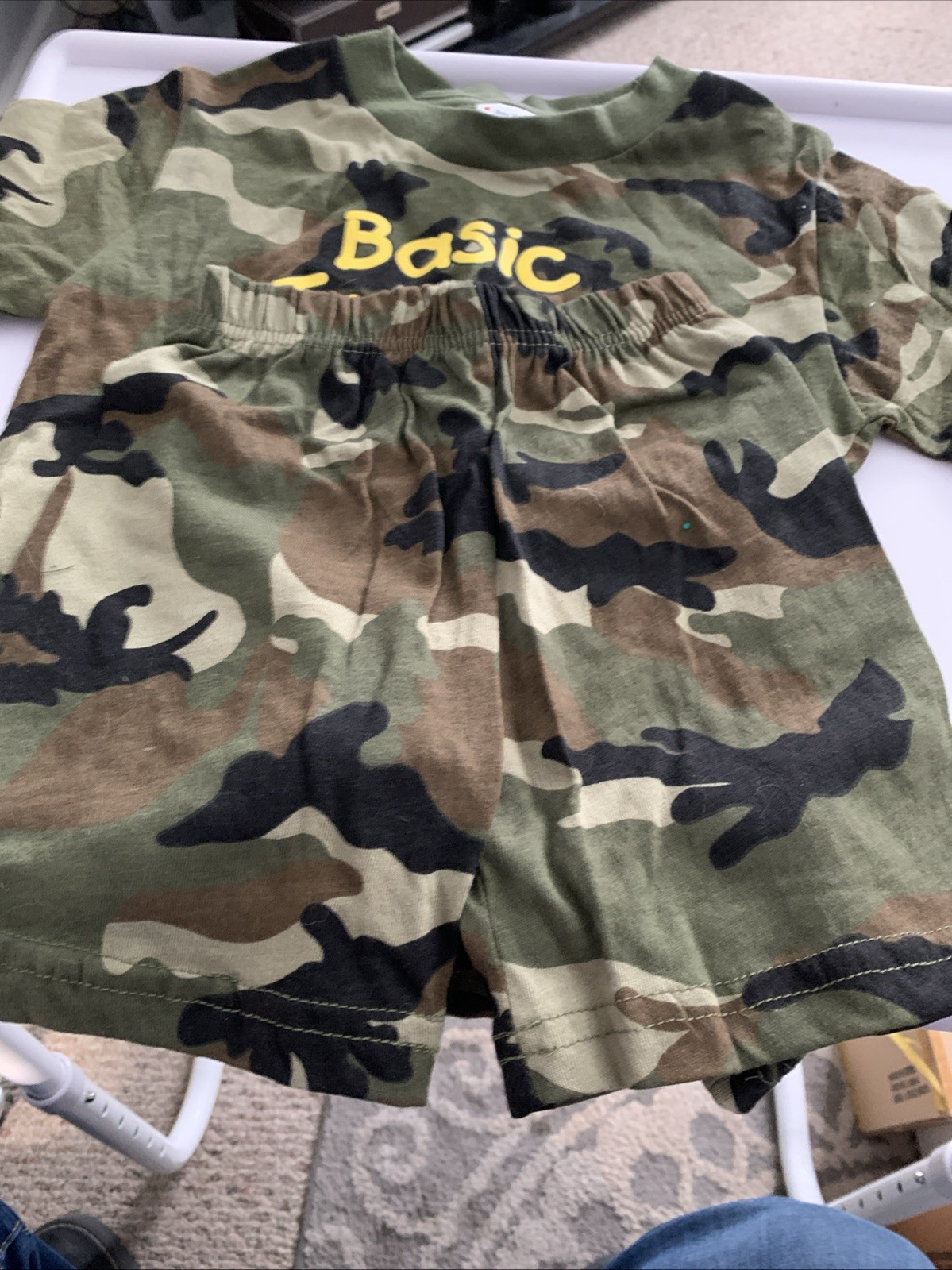 2 Pc. Basic Training Grayling, MI Camoflauge Boys Clothing Set 4T (O)