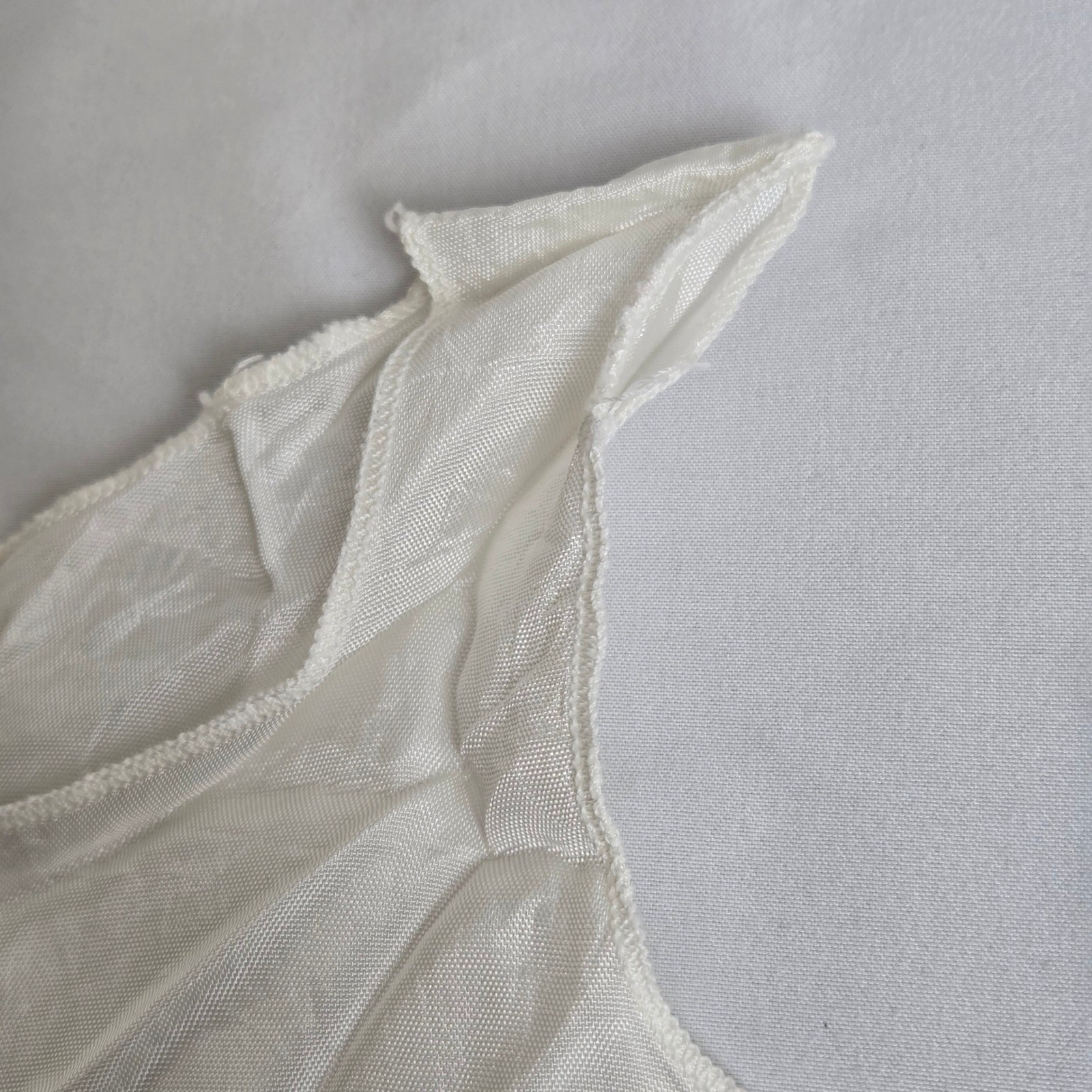 Christening Baptism Set 3 Piece, Slip Robe Bonnet, White 0-3 Months Vintage
