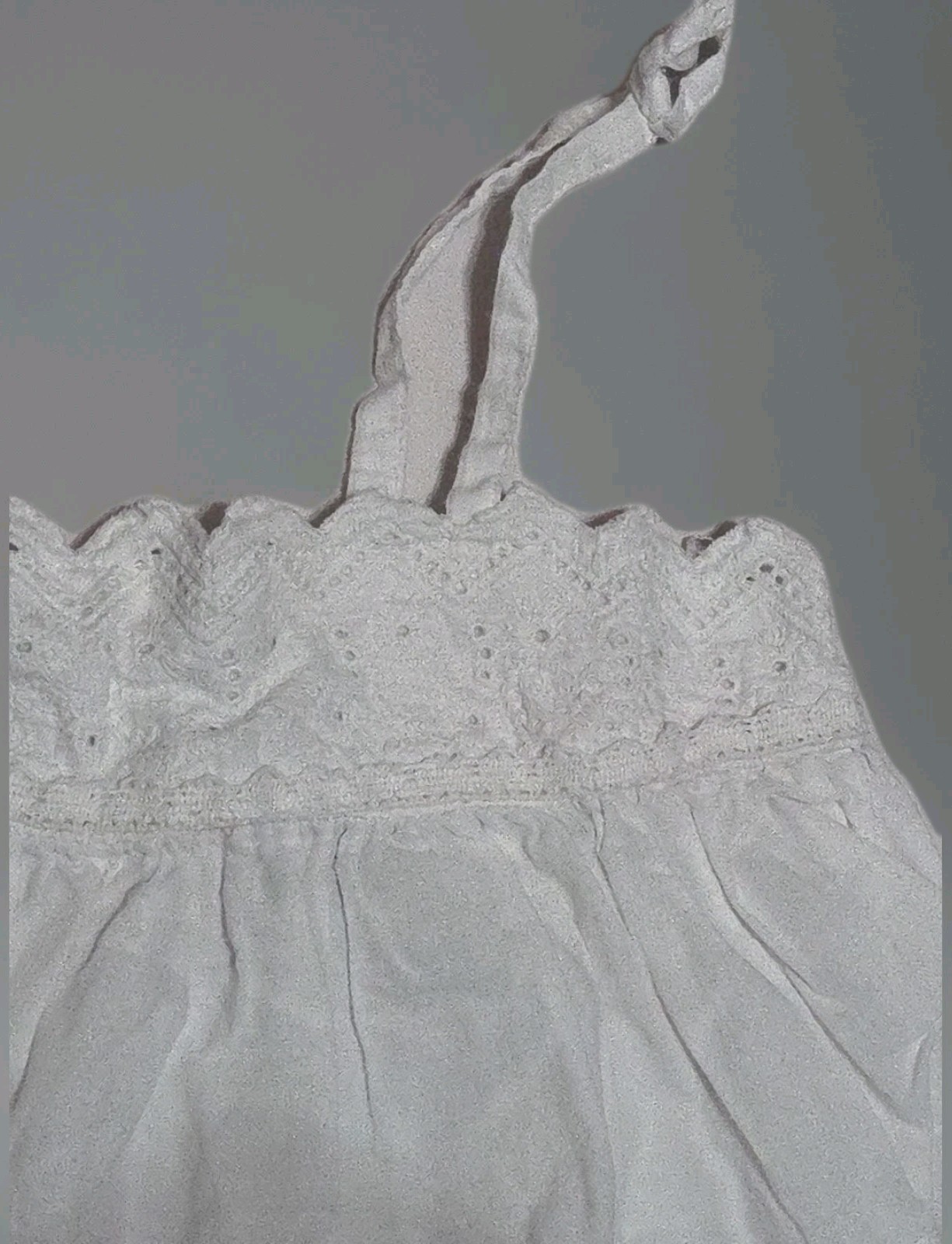 Levis Old Navy Girl Outfit Sz 2T White Babydoll Sleeveless Top Shorty Shorts Set